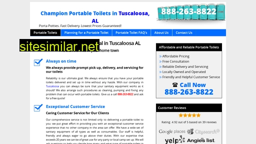 portabletoiletstuscaloosaal.com alternative sites