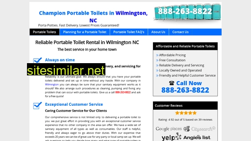 portabletoiletswilmingtonnc.com alternative sites