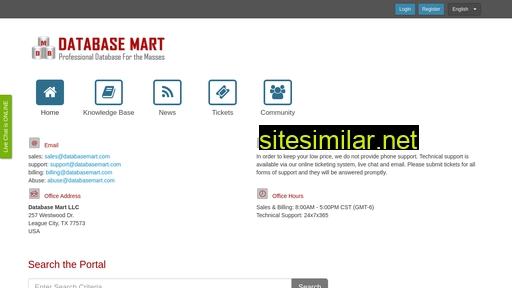 portal.databasemart.com alternative sites