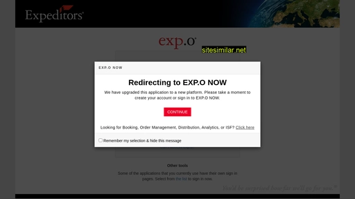 portal.expeditors.com alternative sites