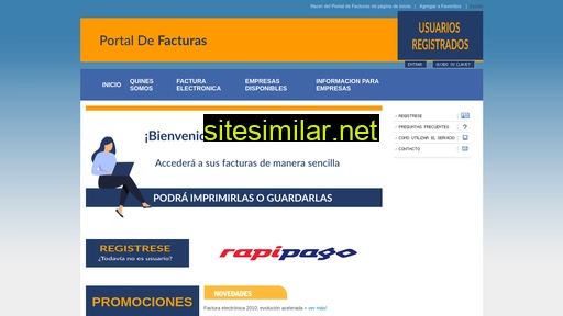 portaldefacturas.com alternative sites