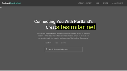 portlandcreativelist.com alternative sites