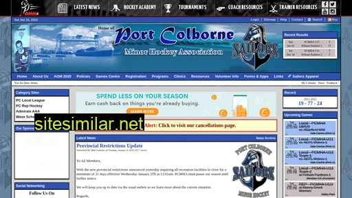 portminorhockey.com alternative sites