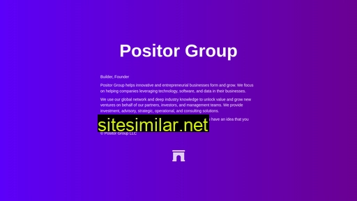Positorgroup similar sites