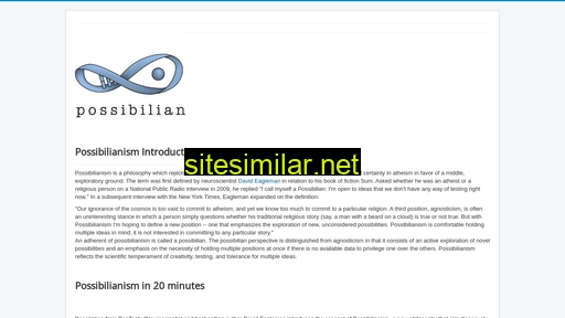 possibilian.com alternative sites