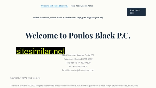 pouloslaw.com alternative sites