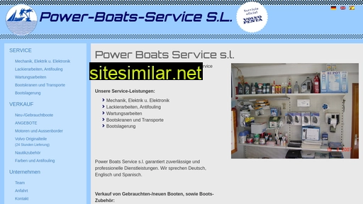Power-boats-service similar sites