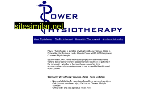 Powerphysiotherapy similar sites