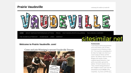 prairievaudeville.com alternative sites