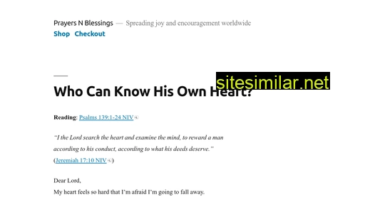 prayersnblessings.com alternative sites
