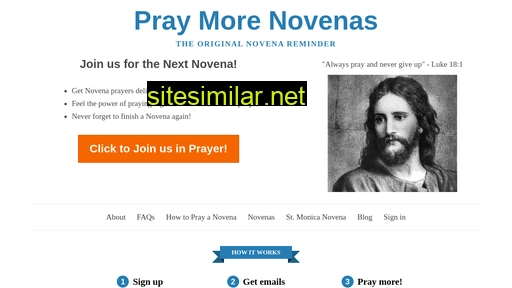 praymorenovenas.com alternative sites