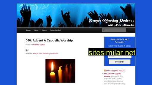 prayermeetingpodcast.com alternative sites