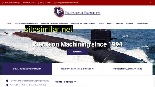 precisionprofilesllc.com alternative sites