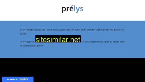 prelys.com alternative sites