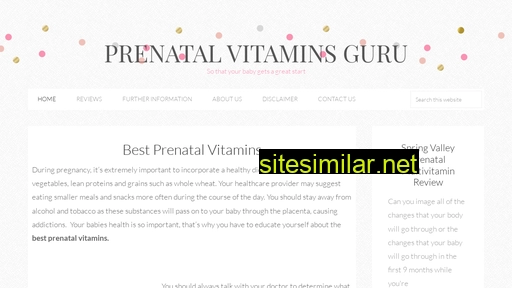 prenatalvitaminsguru.com alternative sites