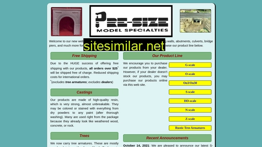 pre-size.com alternative sites