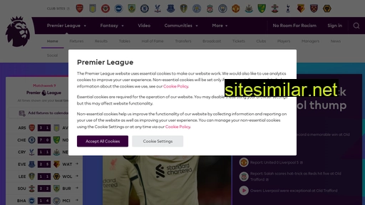Premierleague similar sites