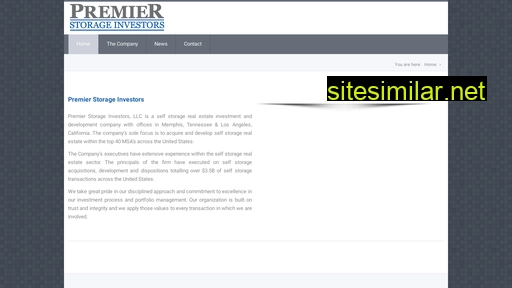 Premierstorageinvestors similar sites
