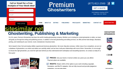premiumghostwriters.com alternative sites