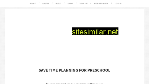 preschoolteacher101.com alternative sites
