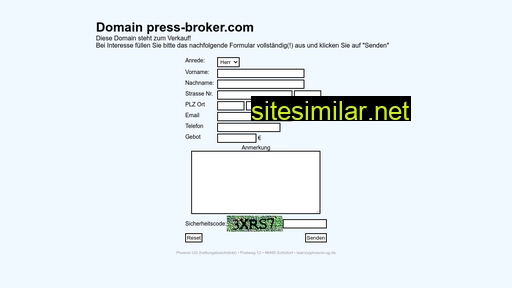 Press-broker similar sites