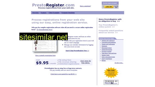 prestoregister.com alternative sites