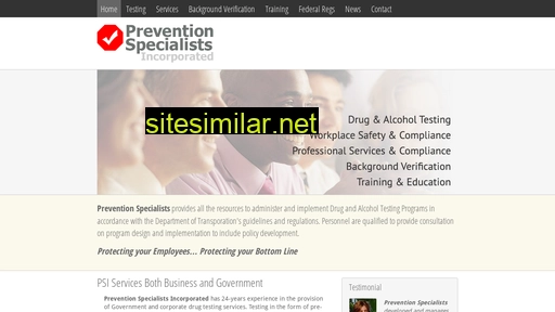 Preventionspecialistsinc similar sites