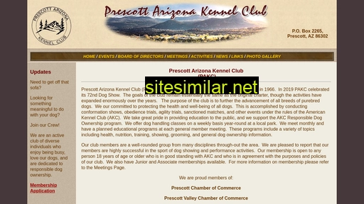 prescottarizonakennelclub.com alternative sites