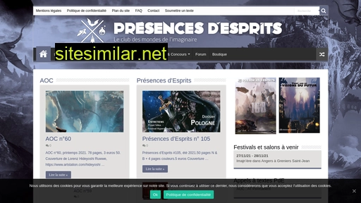 presences-d-esprits.com alternative sites
