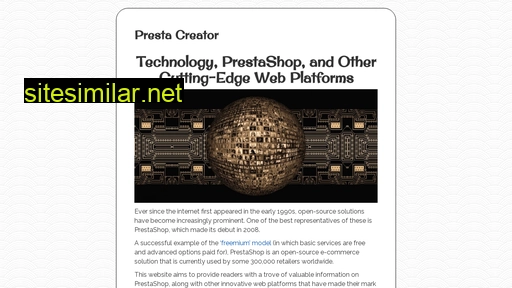 prestacreator.com alternative sites