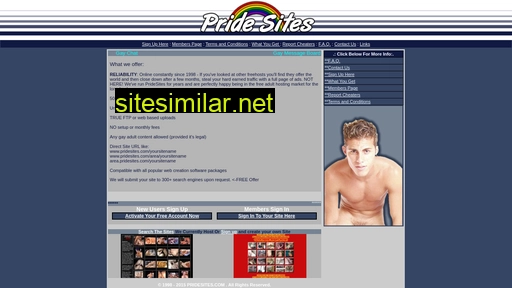 pridesites.com alternative sites