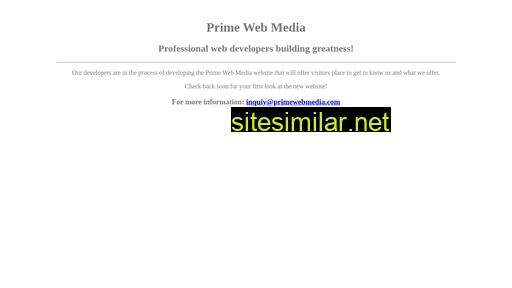 Primewebmedia similar sites