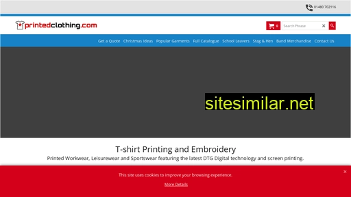 printedclothing.com alternative sites