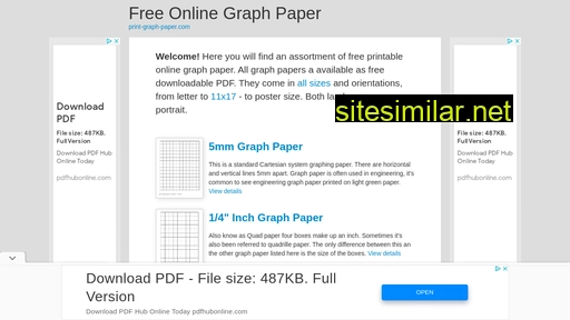 Print-graph-paper similar sites