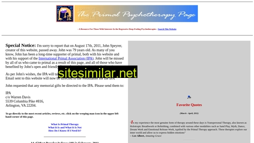 Primal-page similar sites
