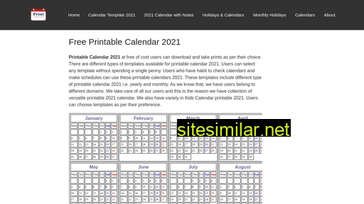 printcalendar2021.com alternative sites