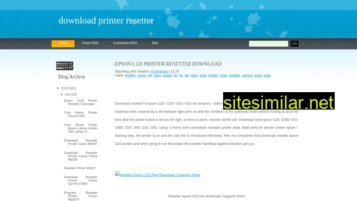 Printreseter similar sites