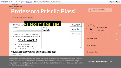 priscilapiassi.blogspot.com alternative sites