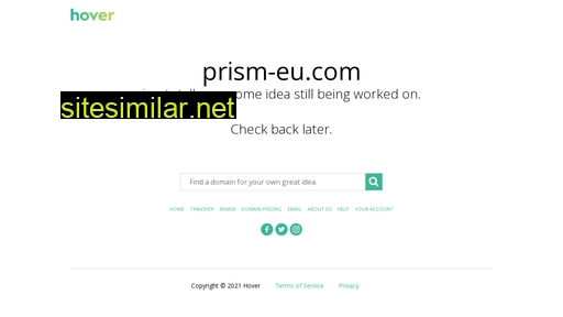 prism-eu.com alternative sites