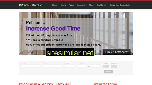 prisonrating.com alternative sites
