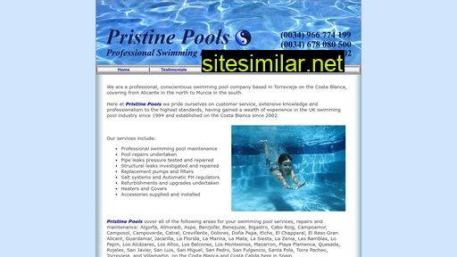 pristineswimmingpools.com alternative sites