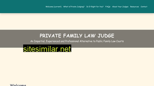 privatefamilylawjudge.com alternative sites