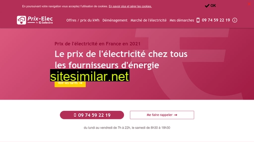 prix-elec.com alternative sites
