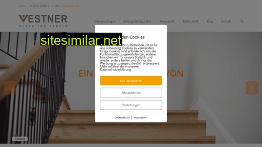 privataufzug.vestner.com alternative sites