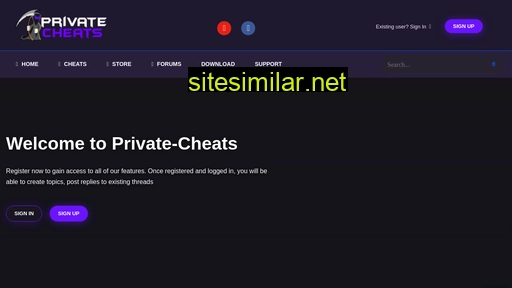 Private-cheats similar sites