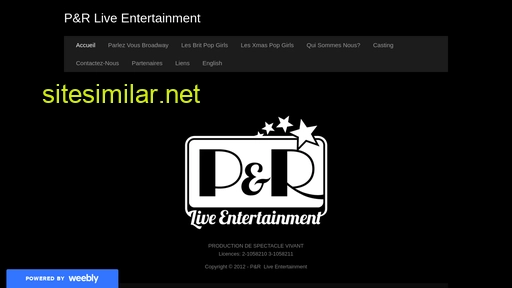 Prlive-entertainment similar sites