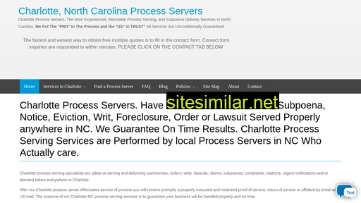 Processserverportcharlotte similar sites