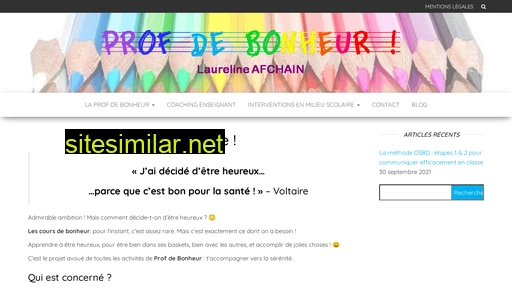 profdebonheur.com alternative sites