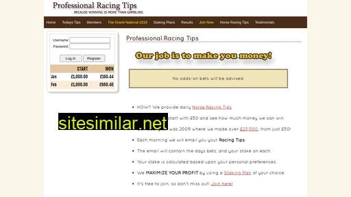 professional-racing-tips.com alternative sites
