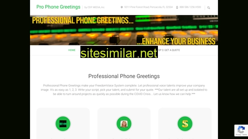 professionalphonegreeting.com alternative sites